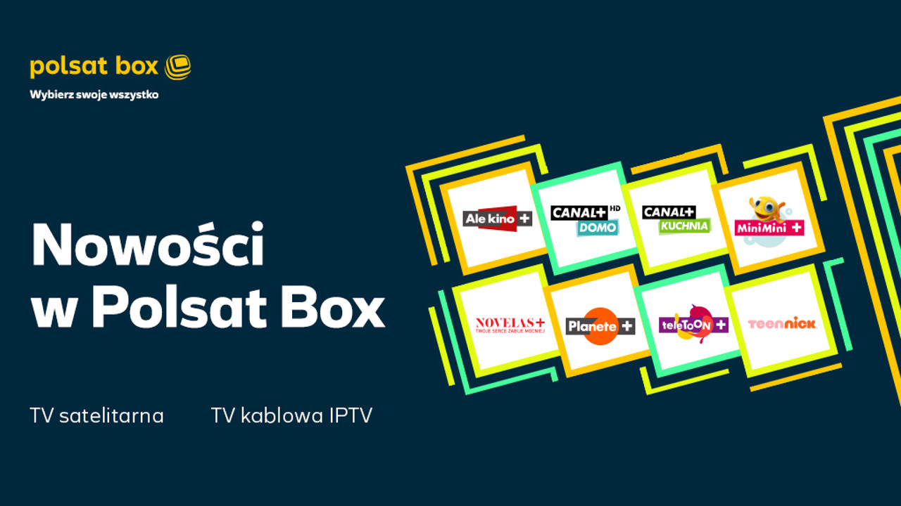 Nowe kanały i dekodery w Polsat Box