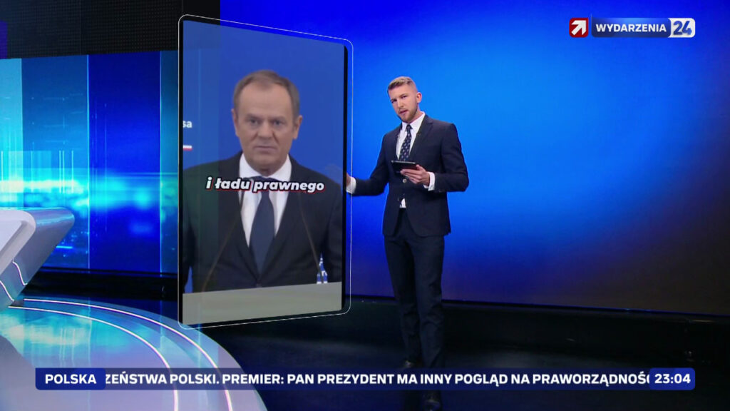 Donald Tusk i Kamil Dzięgielewski